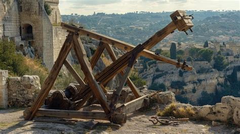 premium photo  wooden structure located   mountain top perfect