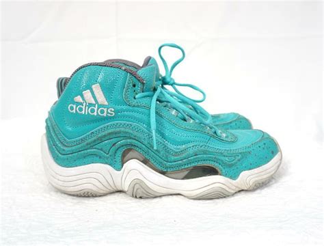 ADIDAS CRAZY II RETRO USED 8 STATUE OF LIBERTY TEAL H Gem