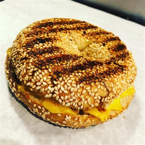 Bagel Grilled Cheese — Bagels By Jarrett West Orange Nj