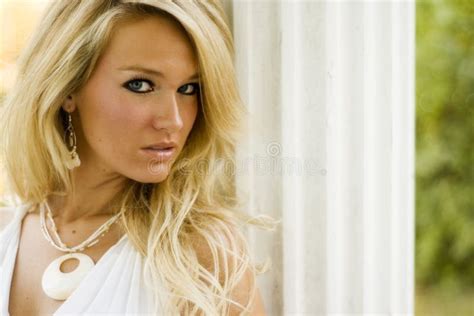 Girl Blonde Fashion Model Stock Image Image Of Beauty Casual 1348789