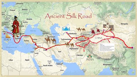 Uzbekistan Silk Road Silk Road Silk Route Silk Road Map
