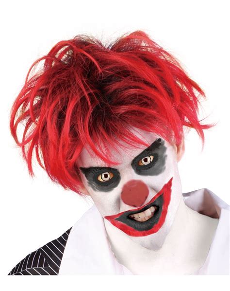 Red And Black Clown Wig Spirit Halloween Spirithalloween Scary Clown