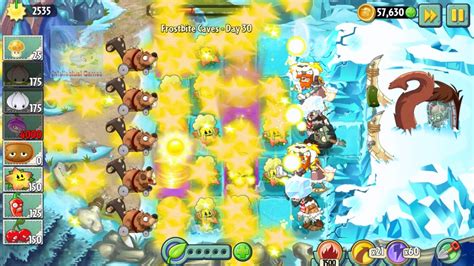 Frostbite Caves Zomboss Battle Star Fruit Vs Zombot Tuskmaster 10 000 Bc Plants Vs Zombies 2