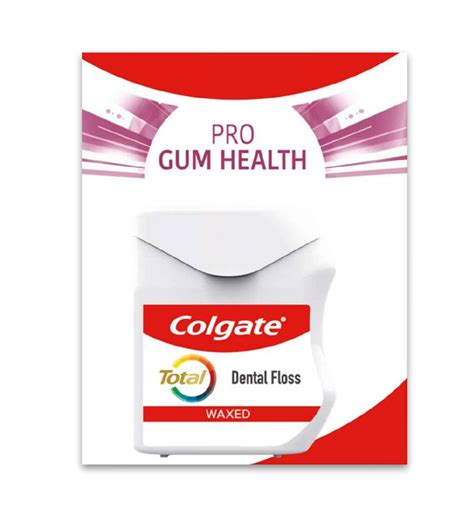 Colgate Total Pro Gum Health Floss Dental And Chiropody Products