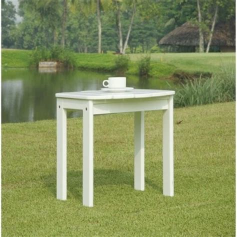 Hawthorne Collections Transitional Wood Outdoor Adirondack Table In