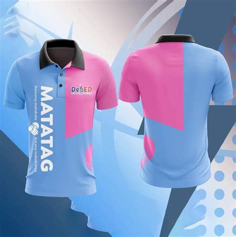 Deped Matatag Uniform Sublimation Polo Shirt For Men And Women Code Pl