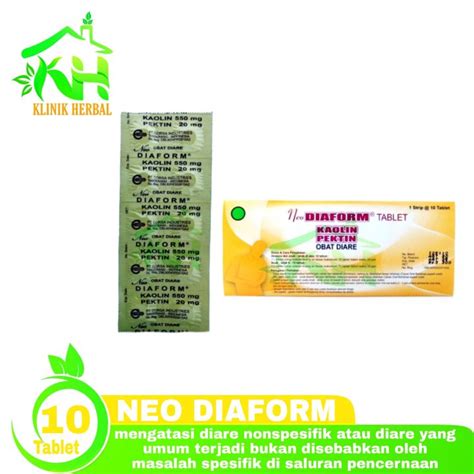 Neo Diaform Tablet Obat Diare Lazada Indonesia