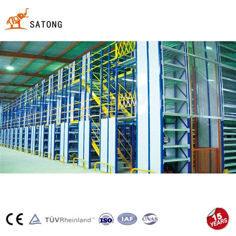 Satong Heavy Duty Steel Mezzanine Racking For Industrial Warehouse