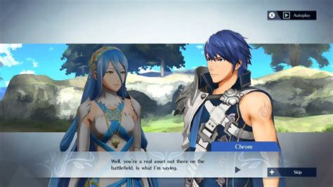 Fire Emblem Warriors Azura And Chrom Support Conversation Youtube