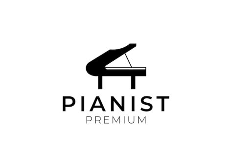 Premium Vector Piano Logo Design Simple Piano Logo