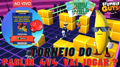 Stumble Guys Ao Vivotorneio Do Pablin V Full Block Dash Soco On Vai