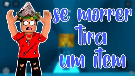 Se Morrer Tira Um Item De Robux No Corridor Of Hell Youtube