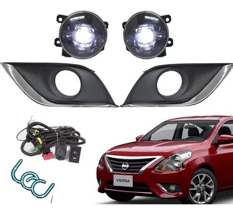 Kit Faros Niebla Nissan Versa 2015 2016 2017 2018 Led Envío gratis