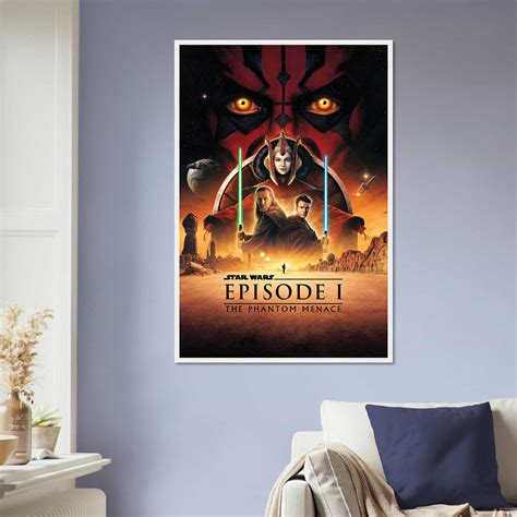 Star Wars Episode 1 Movie Poster Classic Movie Star Wars Poster High