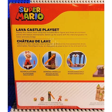 Nintendo Toys Super Mario Nintendo Lava Castle Deluxe Play Set