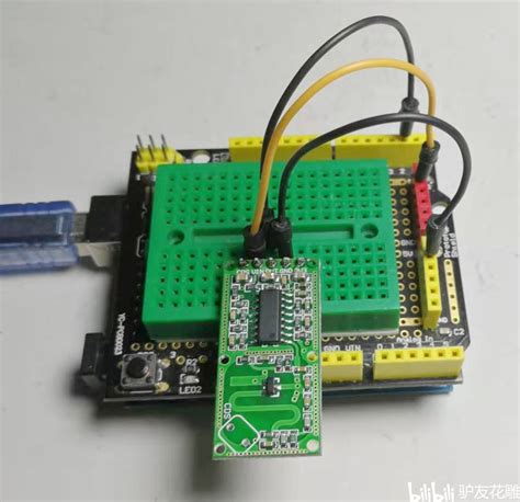 【雕爷学编程】arduino动手做（03） Rcwl 0516多普勒模块 哔哩哔哩