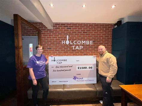 Holcombe Tap Birthday Fundraiser Rochdale Mind