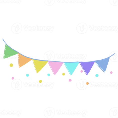 colorful party flags  png