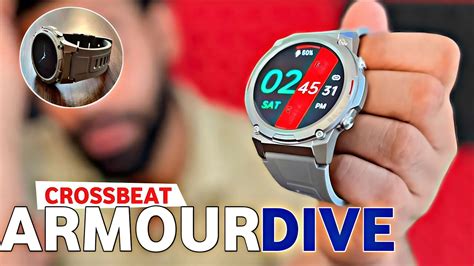 Crossbeats Armour Dive Smartwatch Unboxing Reviewmilitary Grade