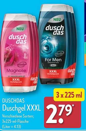 Duschdas Duschgel Xxxl Angebot Bei Aldi Nord Prospekte De