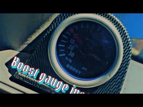 How To Install A Boost Gauge On Your Audi A4 YouTube