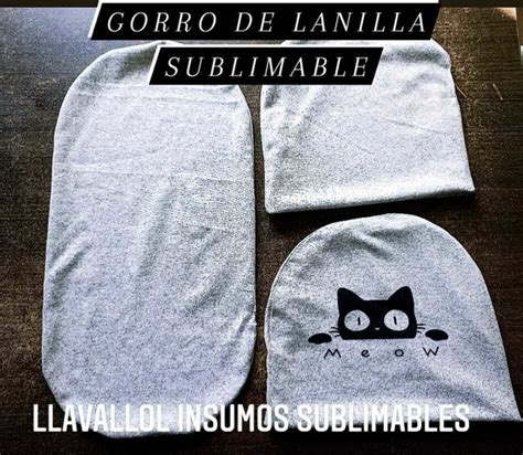 Gorro De Lanilla Llavallol Insumos Sublimables