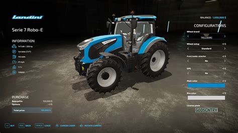 Ls Landini Series Robo E V Farming Simulator Mod Ls