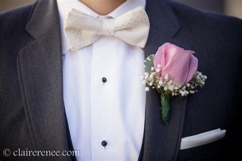 Ivory Bow Tie And Dark Gray Tux My Husband Looked So Handsome Grey