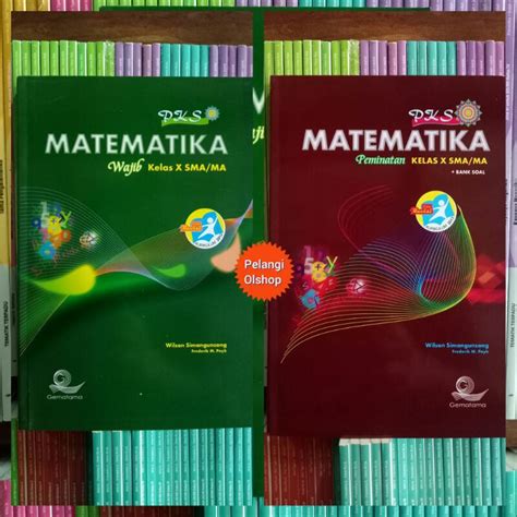 Jual BUKU PKS MATEMATIKA SMA MA KELAS 10 REVISI K13N PROGRAM WAJIB DAN