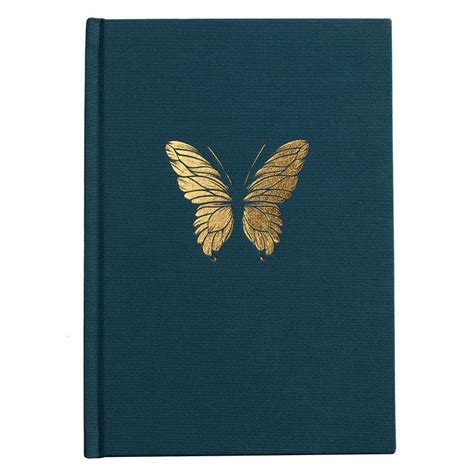 Journals Notebook Custom Gold Foil Stamping Logo Hardcover Linen Fabric