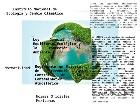 Pptx Normatividad Instituto Nacional De Ecolog A Y Cambio Clim Tico