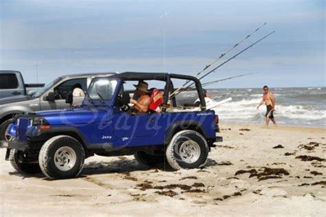 Surf fishing jeep