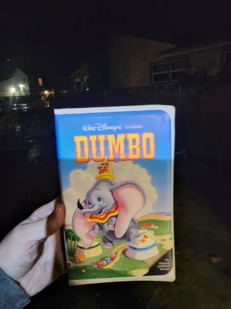 BANDE VHS ORIGINALE Dumbo Disney DIAMANT NOIR DIAMANT EUR 0 01