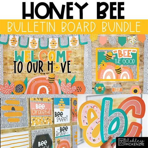 Honey Bee Classroom Decor Bulletin Board Kit Classroom Etsy