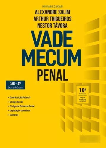 Vade Mecum Penal 41º Exame De Ordem 10ª Edição 2024 Juspodivm Frete