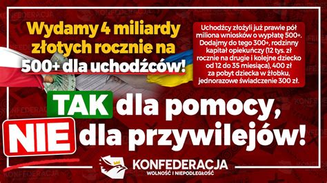 Konfederacja on Twitter Miliardy złotych z kieszeni Polaków na 500