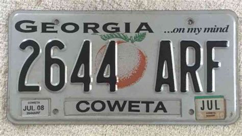 Georgia License Plate Office - yellowholdings