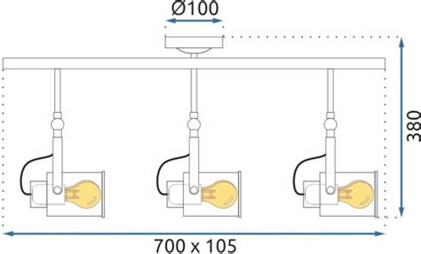 TooLight APP487 3C Hanglamp E27 3 Lichtpunten Zwart Bol