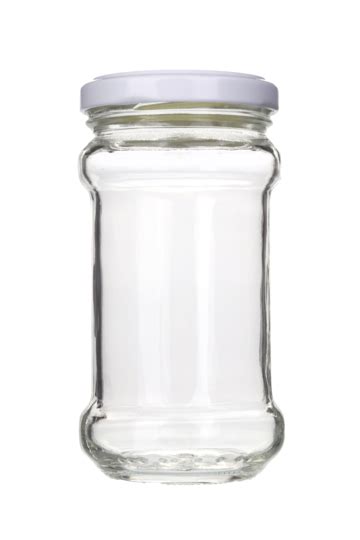 Closed Empty Glass Jar Translucent Side Drink Container Png