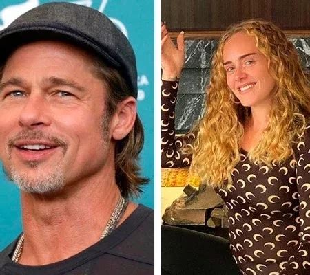 Brad Pitt E Adele Est O Se Conhecendo Melhor Diz Revista Famosos