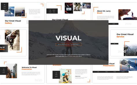 Visual Powerpoint Template 117702 Templatemonster