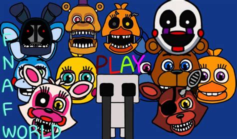 Fnaf World Menu By Adrianprimob On Deviantart