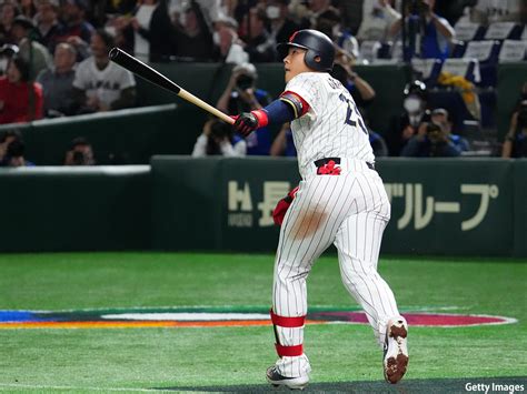 侍ジャパン・岡本和真がwbc第1号となる3ラン「ランナーを返せて良かった」 Baseball King