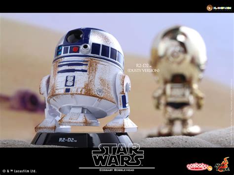 Hot Toys Cosb Star Wars C Po R D Dusty Version Cosbaby S Bobble Head