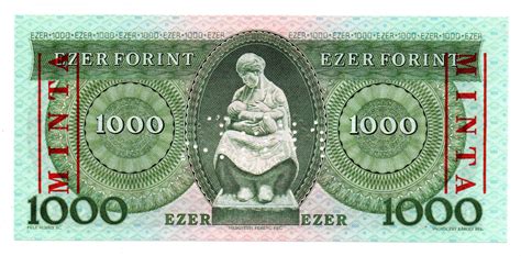 1000 Forint Bankjegy 1993 E Sorozat MINTA Eremshop Hu