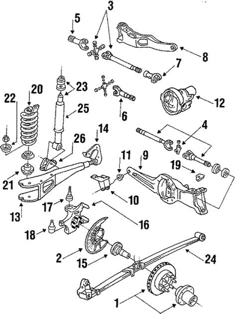 2000 Ford F250 4x4 Front Suspension Diagram