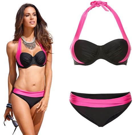 USZTYWNIANE BIKINI STRÓJ kąpielowy S 36 70 C 11433552774 Allegro pl