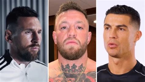 Ufc Lionel Messi Ou Cristiano Ronaldo Conor Mcgregor Tranche Dans