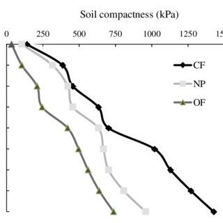 Effects Of Fertilization Treatments On Soil Compactness At Different