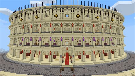 Made the Colosseum in Vanilla Survival Minecraft (Link to video in comments) : r/Minecraftbuilds